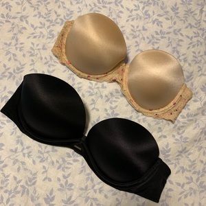 Victoria’s secret strapless bra 2 pack! 34C